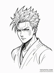 Sukuna's markings from jujutsu kaisen, concep... - эскиз тату (№1752528810_0, 14.07.2025 21:33) — Tatufoto.com