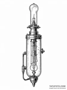 Vacuum tube - эскиз тату (№1752528896_0, 14.07.2025 21:34) — Tatufoto.com