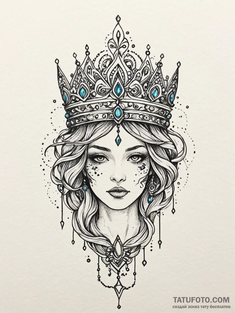 Locked relic crowned in stars, tattoo sketch... - эскиз тату (№1752530939_0, 14.07.2025 22:08) — Tatufoto.com
