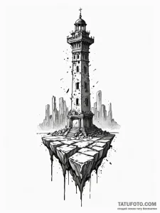 Pillar of salt that was once a person, lookin... - эскиз тату (№1752532130_0, 14.07.2025 22:28) — Tatufoto.com