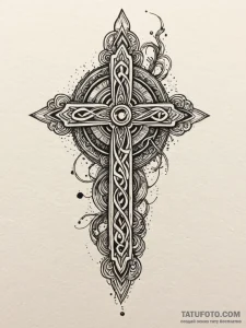 Ivory blade etched with runes, ink illustrati... - эскиз тату (№1752533153_0, 14.07.2025 22:45) — Tatufoto.com