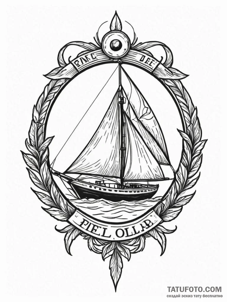 L, concept art for tattoo, clear image, sharp... - эскиз тату (№1752535117_0, 14.07.2025 23:18) — Tatufoto.com