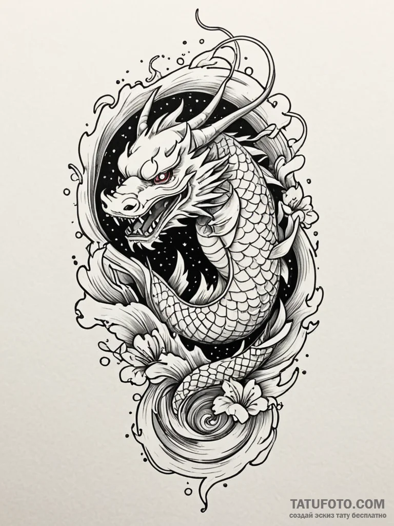 Krater filled with starry liquid, tattoo draw... - эскиз тату (№1752539855_0, 15.07.2025 00:37) — Tatufoto.com
