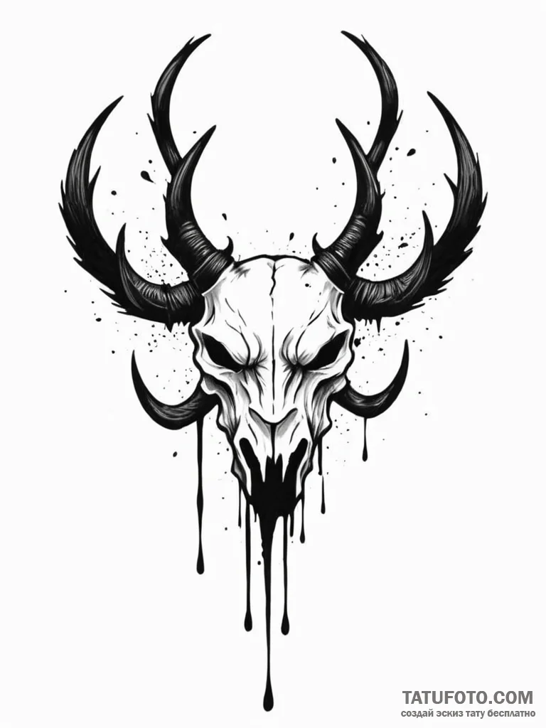 A rorschach inkblot test - эскиз тату (№1752543471_0, 15.07.2025 01:37) — Tatufoto.com