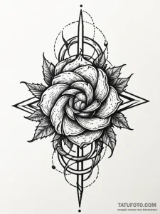Knot of thorns binding relic, tattoo line art... - эскиз тату (№1752544497_0, 15.07.2025 01:54) — Tatufoto.com