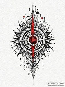 Svarog, tattoo flash sheet design, on a clean... - эскиз тату (№1752544754_0, 15.07.2025 01:59) — Tatufoto.com
