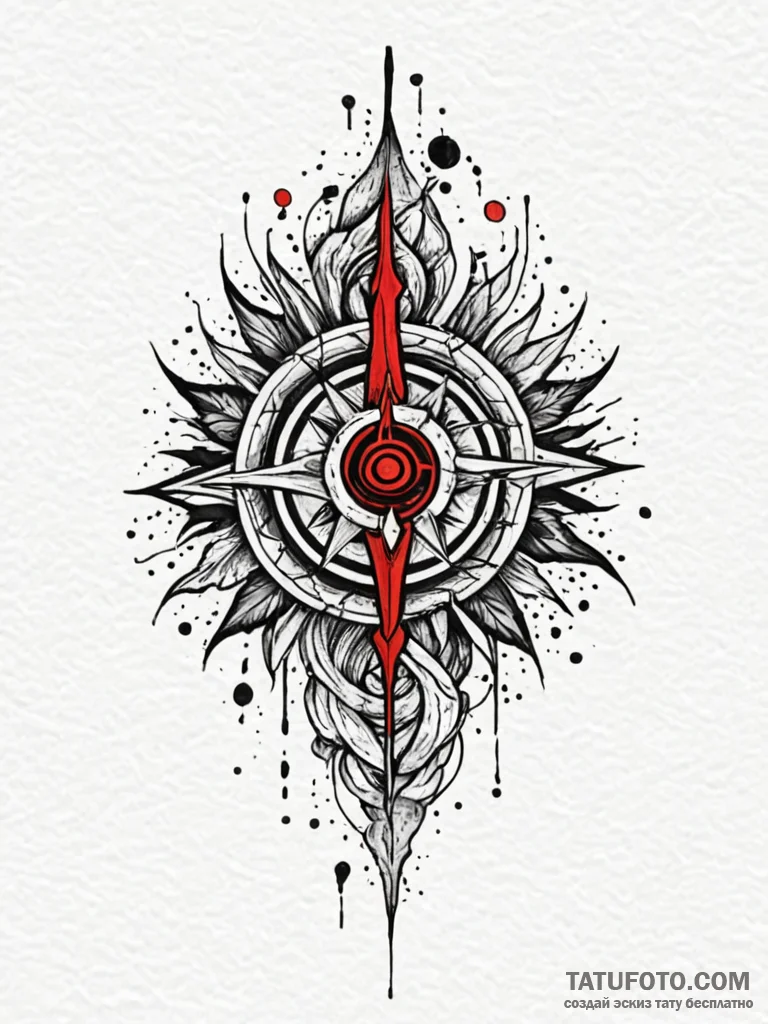 Svarog, tattoo flash sheet design, on a clean... - эскиз тату (№1752544754_0, 15.07.2025 01:59) — Tatufoto.com