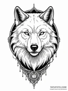 Fenrir (the wolf), tattoo flash sheet design,... - эскиз тату (№1752547308_0, 15.07.2025 02:41) — Tatufoto.com