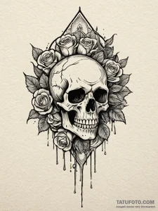 Engraved fang dripping venom, concept art for... - эскиз тату (№1752552042_0, 15.07.2025 04:00) — Tatufoto.com