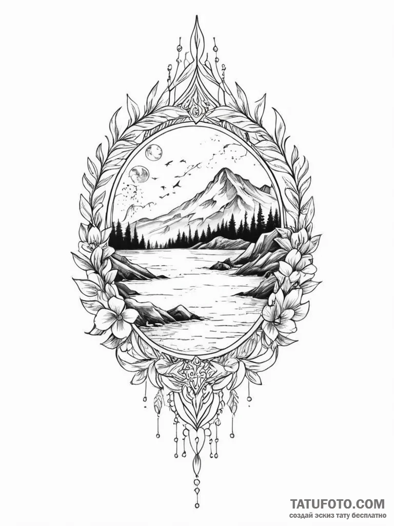 Pacific - эскиз тату (№1752552383_0, 15.07.2025 04:06) — Tatufoto.com