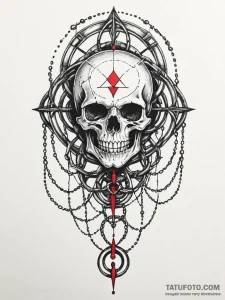 Necromancerр р†р вђљрівђћсћs tome sealed in c... - эскиз тату (№1752552467_0, 15.07.2025 04:07) — Tatufoto.com