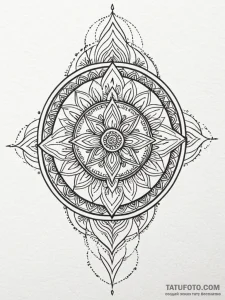 Seedling sprouting from cracked earth, tattoo... - эскиз тату (№1752554767_0, 15.07.2025 04:46) — Tatufoto.com