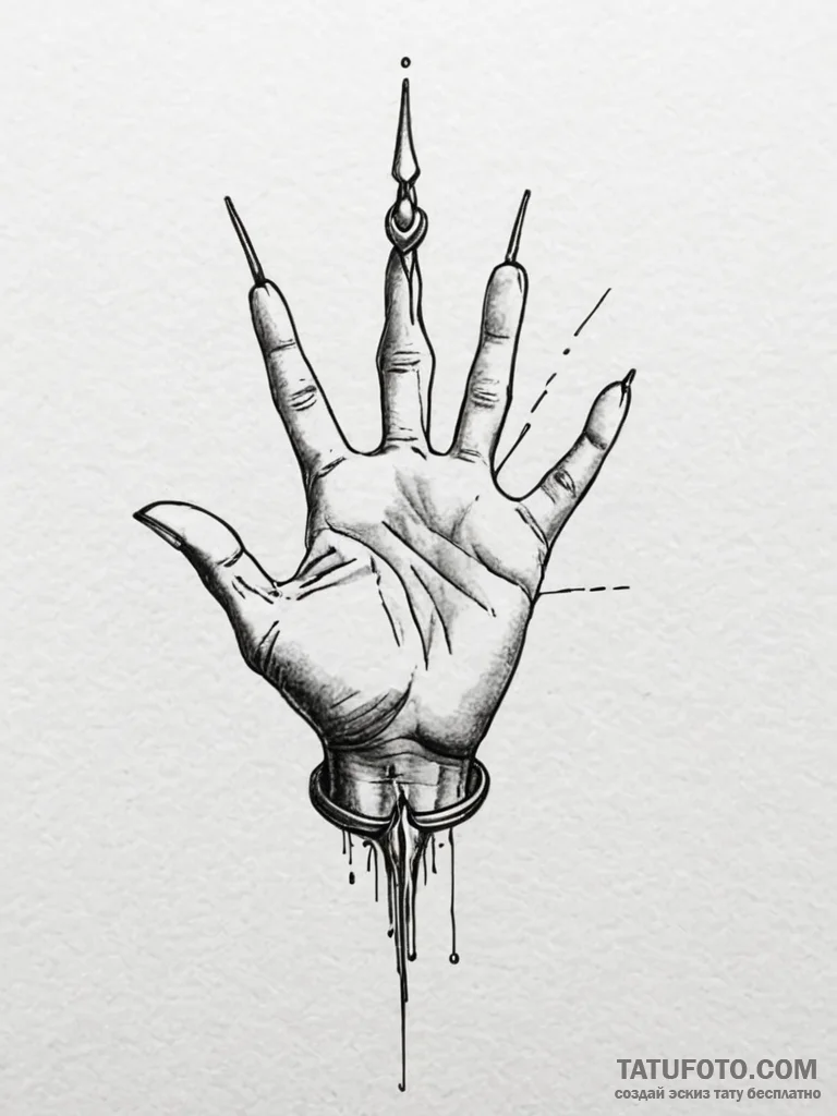 Scalpel, for a surgeon, symbolizing precision... - эскиз тату (№1752560055_0, 15.07.2025 06:14) — Tatufoto.com