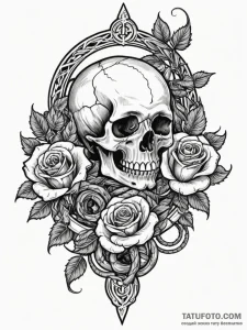 Kettle coiled with serpents, tattoo line art,... - эскиз тату (№1752560397_0, 15.07.2025 06:19) — Tatufoto.com