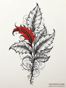 Acanthus leaf, classic ornamental design, art... - эскиз тату (№1752561937_0, 15.07.2025 06:45) — Tatufoto.com