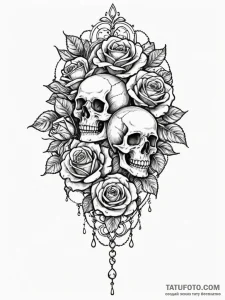 A detailed balcony view, panoramic,, tattoo l... - эскиз тату (№1752562193_0, 15.07.2025 06:49) — Tatufoto.com
