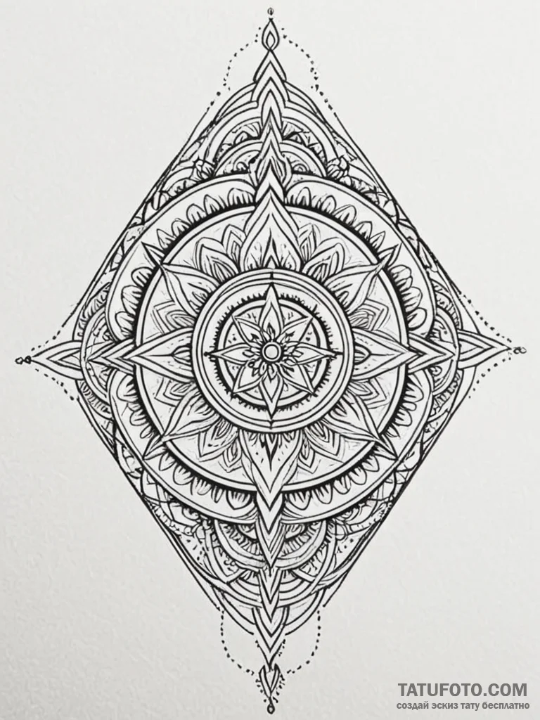 Nun, tattoo sketch design, geometric tattoo s... - эскиз тату (№1752563983_0, 15.07.2025 07:19) — Tatufoto.com