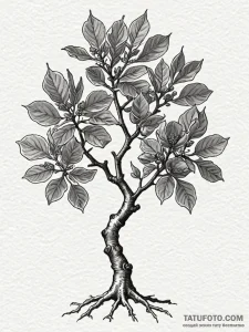 Fig tree, symbolizing prosperity and abundanc... - эскиз тату (№1752565861_0, 15.07.2025 07:51) — Tatufoto.com