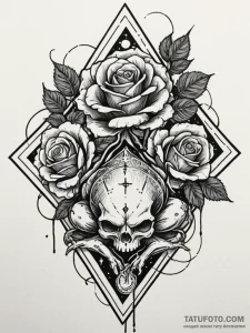 Toad with alchemical symbols on its back, con... - эскиз тату (№1752567142_0, 15.07.2025 08:12) — Tatufoto.com