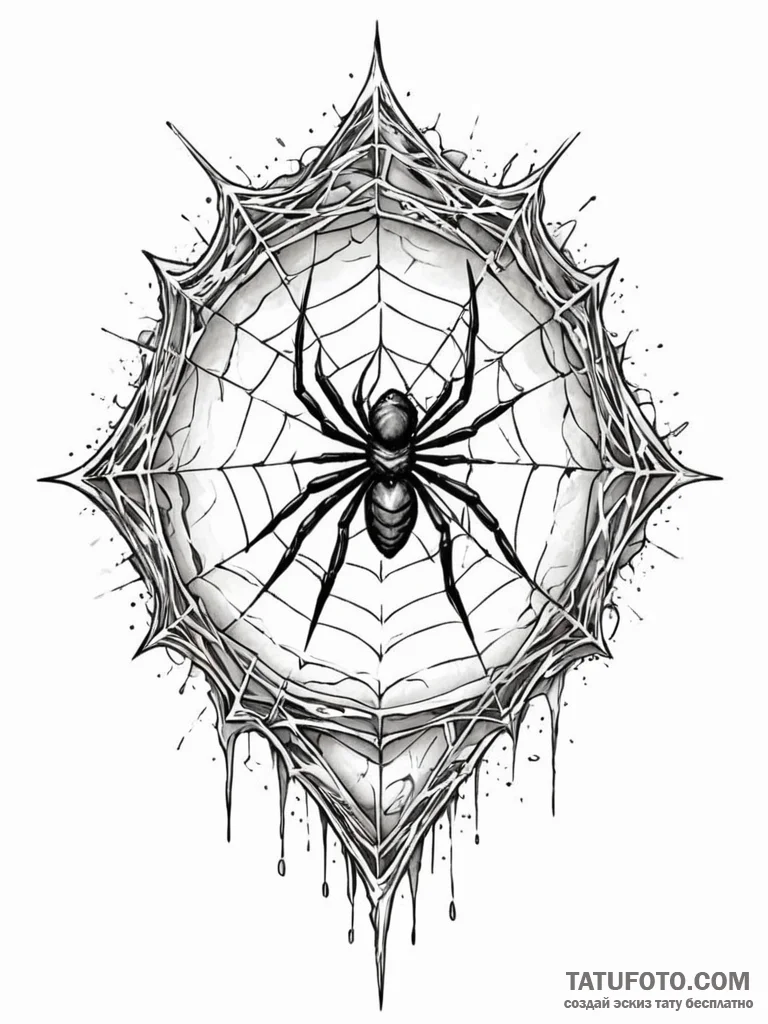 Smartphone dropped and shattering, the cracks... - эскиз тату (№1752575381_0, 15.07.2025 10:29) — Tatufoto.com