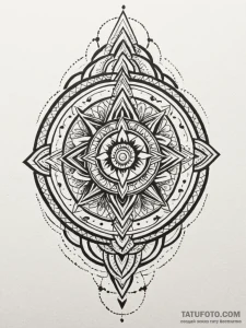 Obsidian serpent crowned with starlight, ink... - эскиз тату (№1752576493_0, 15.07.2025 10:48) — Tatufoto.com