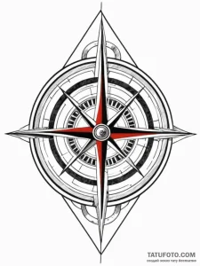 Architectural compass and square, representin... - эскиз тату (№1752580197_0, 15.07.2025 11:49) — Tatufoto.com