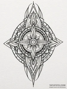 Dagger embedded in stone, tattoo flash sheet... - эскиз тату (№1752581644_0, 15.07.2025 12:14) — Tatufoto.com
