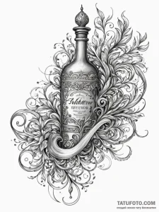 Distiller's copper still, representing craft... - эскиз тату (№1752582667_0, 15.07.2025 12:31) — Tatufoto.com