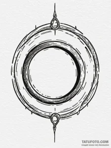 The "one ring" inscription from lord of the r... - эскиз тату (№1752587023_0, 15.07.2025 13:43) — Tatufoto.com