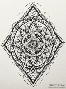Oak roots breaking stone relic, tattoo flash... - эскиз тату (№1752587880_0, 15.07.2025 13:58) — Tatufoto.com