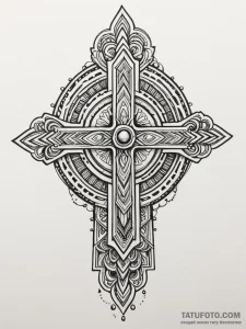Aztec, tattoo line art, black and white sketc... - эскиз тату (№1752589071_0, 15.07.2025 14:17) — Tatufoto.com
