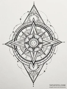 Meteor trail spiraling through stars, tattoo... - эскиз тату (№1752596117_0, 15.07.2025 16:15) — Tatufoto.com