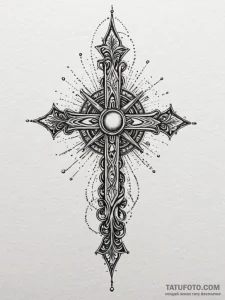 Noble blade beneath crimson sun, concept art... - эскиз тату (№1752597139_0, 15.07.2025 16:32) — Tatufoto.com