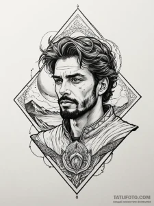 The gom jabbar from dune, artistic tattoo ske... - эскиз тату (№1752610120_0, 15.07.2025 20:08) — Tatufoto.com
