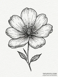 X-ray of a flower, showing its delicate inner... - эскиз тату (№1752611891_0, 15.07.2025 20:38) — Tatufoto.com