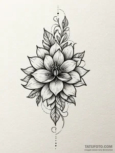 F, tattoo sketch design, on a clean white pap... - эскиз тату (№1752611975_0, 15.07.2025 20:39) — Tatufoto.com