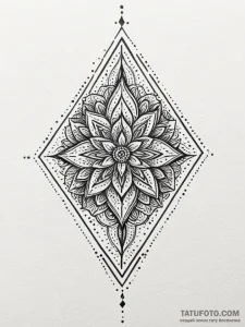 D, ink illustration for tattoo, on a clean wh... - эскиз тату (№1752612815_0, 15.07.2025 20:53) — Tatufoto.com