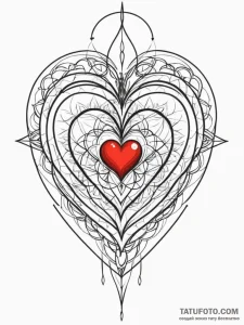 Frosted heart wrapped in chains, concept art... - эскиз тату (№1752613488_0, 15.07.2025 21:04) — Tatufoto.com