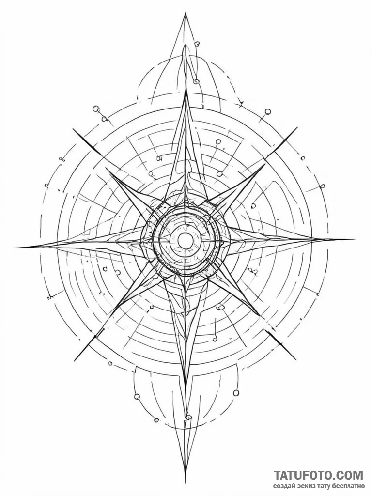 Pulsar map - эскиз тату (№1752613993_0, 15.07.2025 21:13) — Tatufoto.com