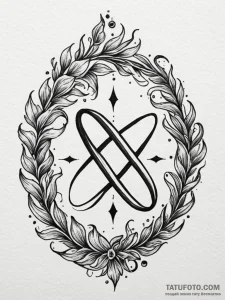 Alchemical symbol for water, dissolving into... - эскиз тату (№1752614325_0, 15.07.2025 21:18) — Tatufoto.com