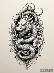 Serpent dagger crowned in stars, tattoo line... - эскиз тату (№1752614833_0, 15.07.2025 21:27) — Tatufoto.com