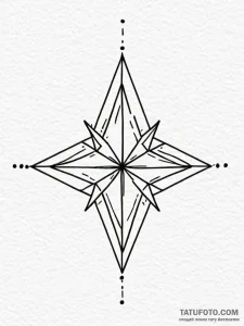 Six-pointed star, tattoo drawing outline, bla... - эскиз тату (№1752615251_0, 15.07.2025 21:34) — Tatufoto.com