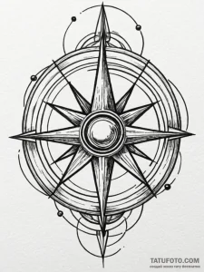 Gyroscopic device with rings spinning around... - эскиз тату (№1752617510_0, 15.07.2025 22:11) — Tatufoto.com