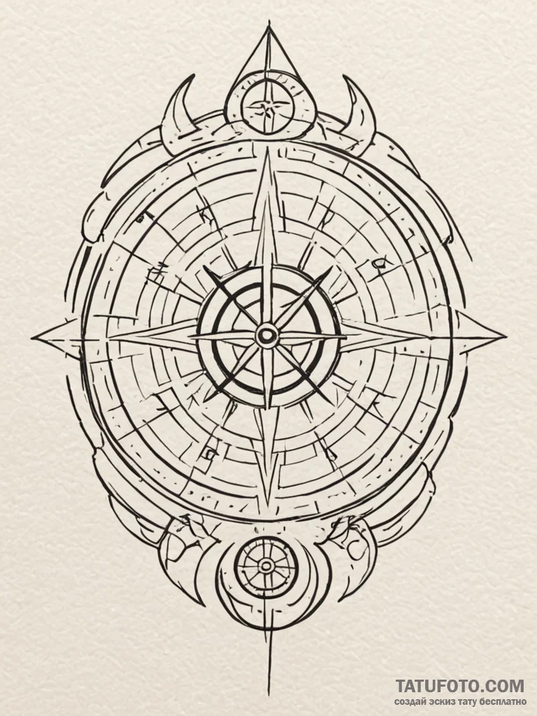 Zodiac killer's cipher as a background patter... - эскиз тату (№1752618928_0, 15.07.2025 22:35) — Tatufoto.com