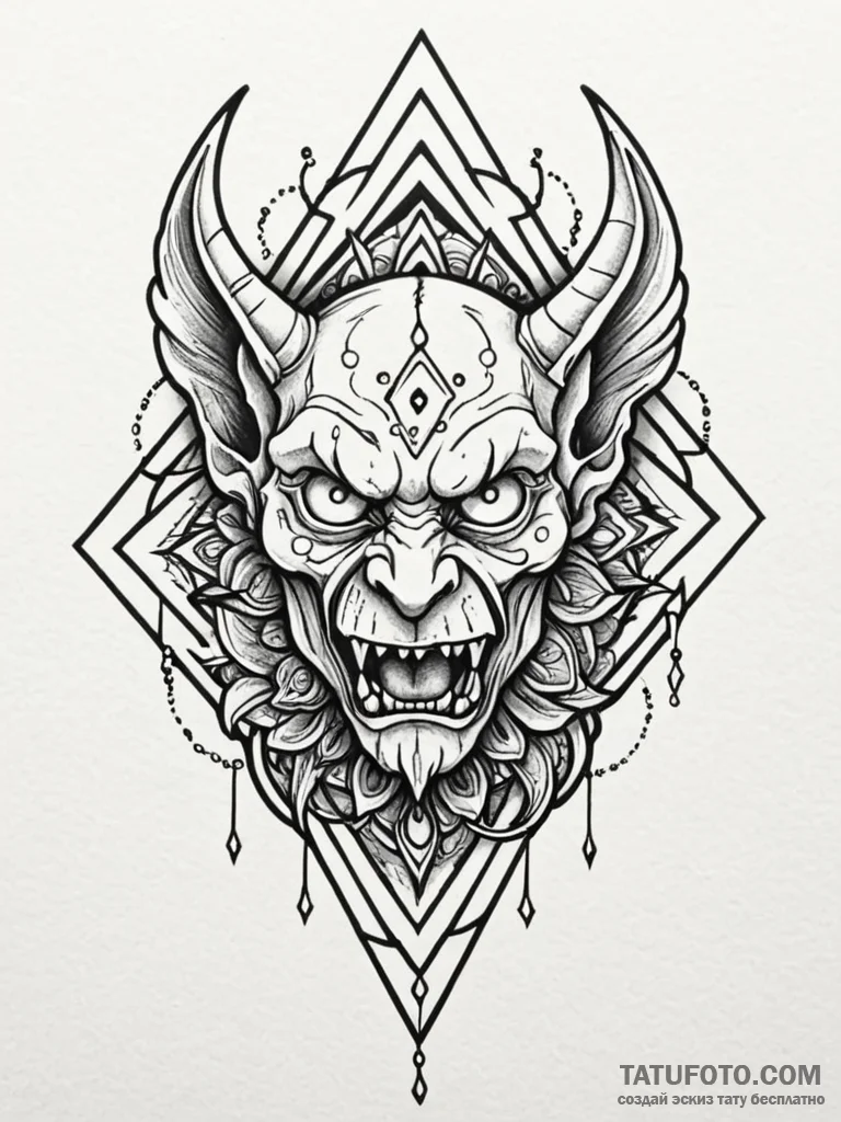 Crestfallen gargoyle weeping stone tears, tat... - эскиз тату (№1752622683_0, 15.07.2025 23:38) — Tatufoto.com
