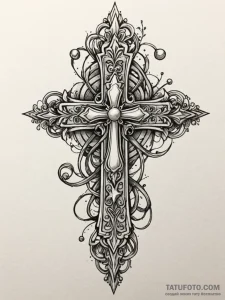 Pearl bracelet beneath iron roots, tattoo fla... - эскиз тату (№1752625185_0, 16.07.2025 00:19) — Tatufoto.com