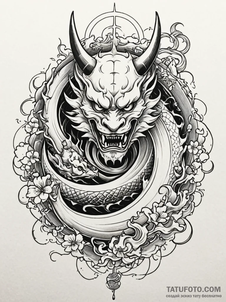 Katana blade beneath eclipsed sun, tattoo lin… — эскиз тату (№1752626603_0, 16.07.2025 00:43) — Tatufoto.com