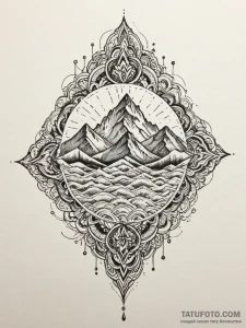A powerful buzzing sound wave, vibrating,, ta... - эскиз тату (№1752627775_0, 16.07.2025 01:02) — Tatufoto.com