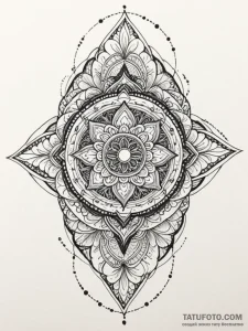 Koi scales morphing into stars, concept art f... - эскиз тату (№1752629701_0, 16.07.2025 01:35) — Tatufoto.com