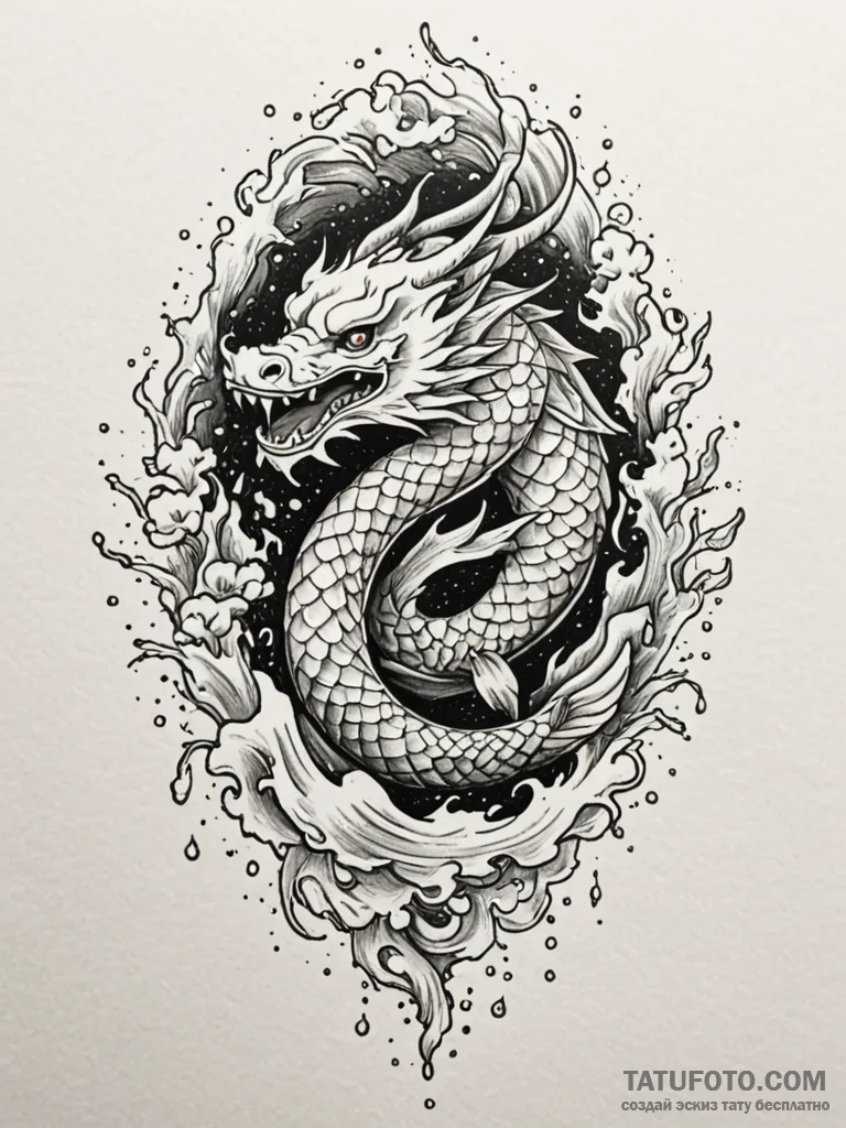 Black fire engulfing wings, tattoo flash shee… — эскиз тату (№1752630119_0, 16.07.2025 01:41) — Tatufoto.com